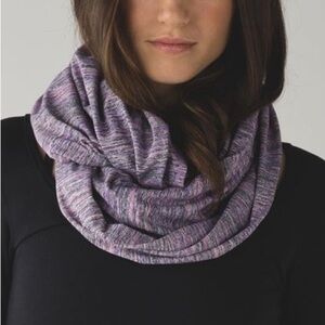 Lululemon Tender Violet Space Dye Vinyasa Infinity Circle Scarf